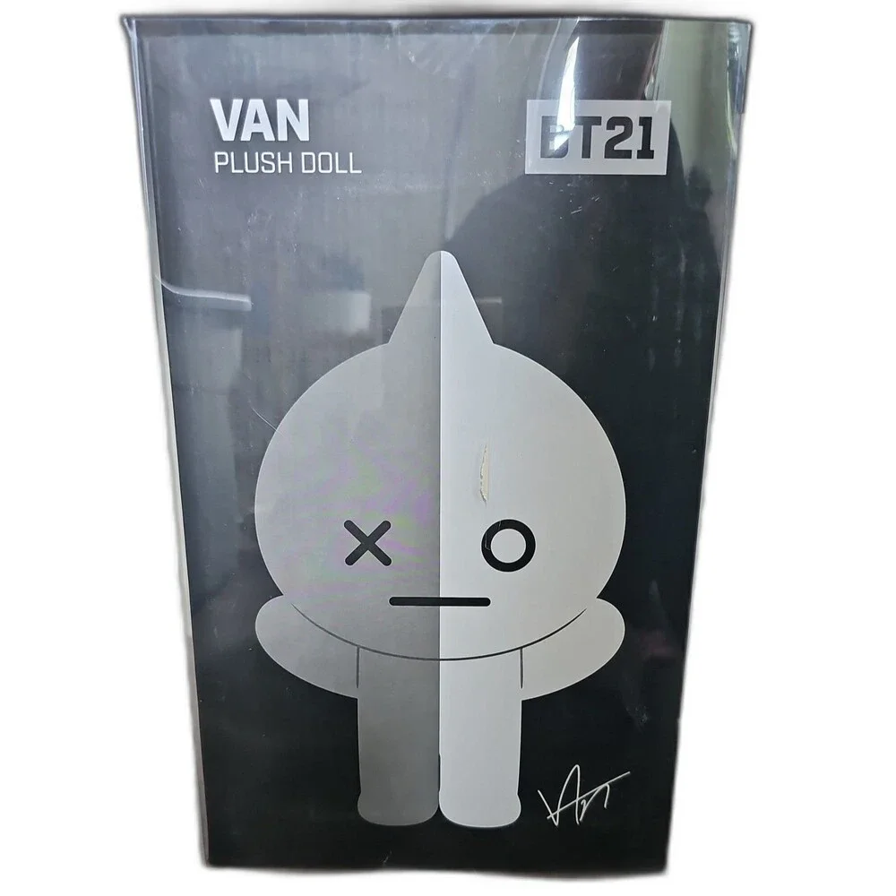 BT21 VAN Plush Doll BTS Line Friends Official Kpop Space Robot Opened Box - Picture 2 of 5